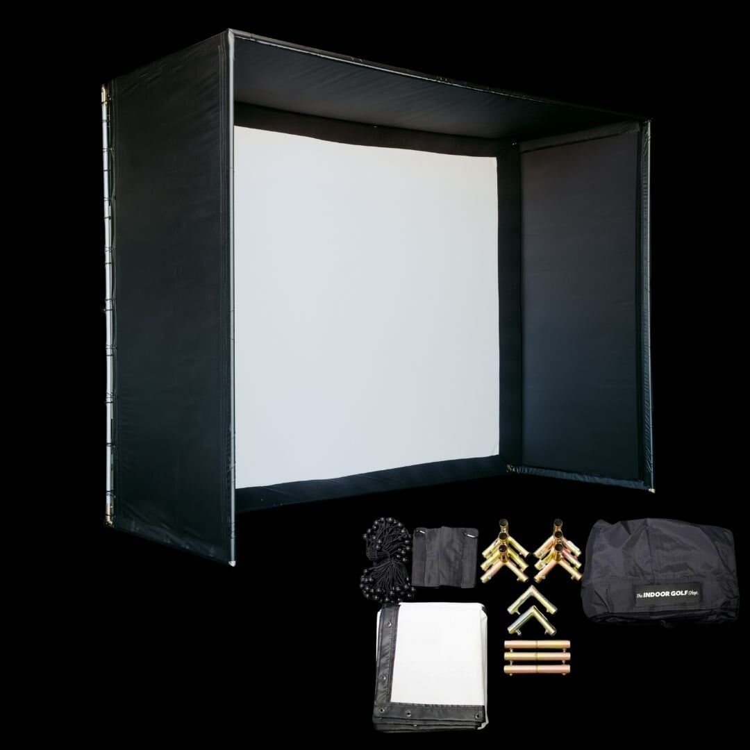 SIG DIY enclosure kit, assembled frame with the supplied components arranged alongside