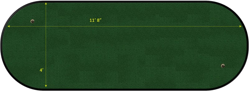 Pro Putt Trainer — Pro Putt Systems dimensioned layout