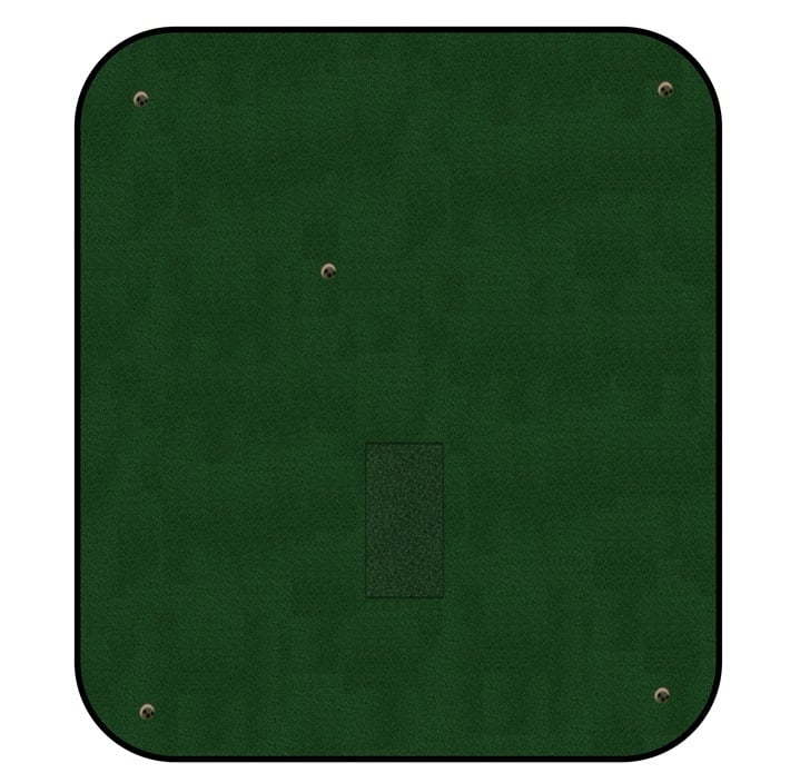 Standard Golf Sim Greens - 6 Sizes — Pro Putt Systems dimensioned layout