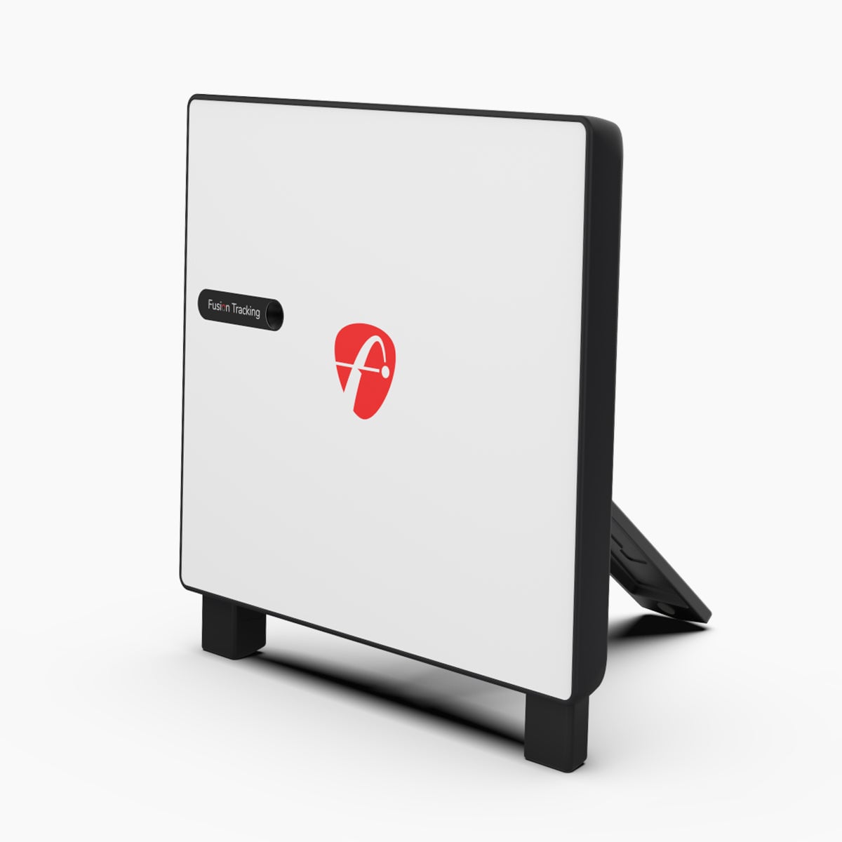 FlightScope X3C launch monitor, side view on white