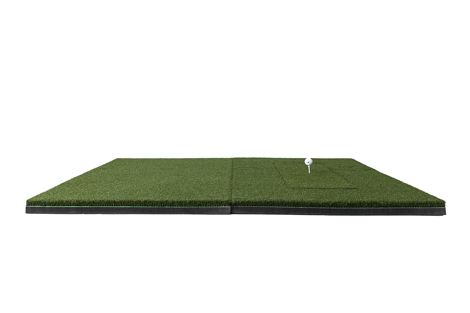 TrueBirdie Beaver Tail hitting mat with tee, product view on white