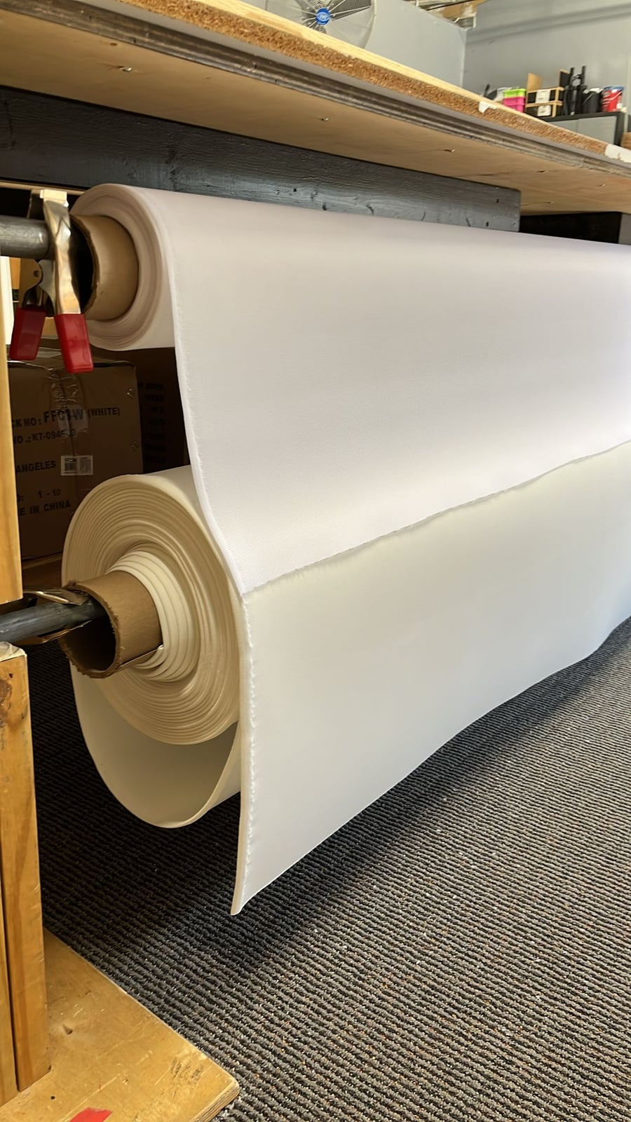 RAW DIY Impact Screen Fabric golf simulator screen
